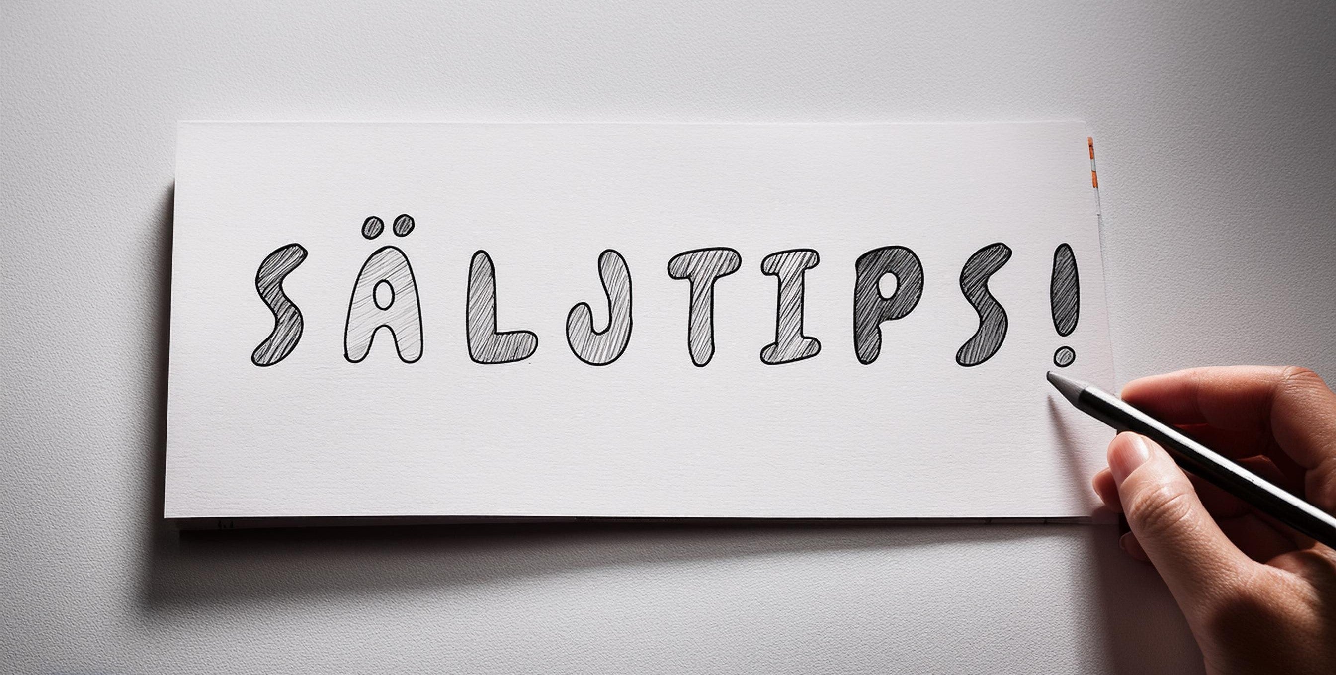 Säljtips: Strategier för lyckad försäljning